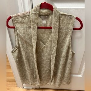 Sleeveless blouse from H&M. Size large.